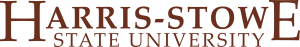 A school logo of Harris–Stowe State University