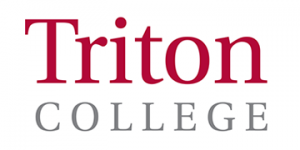 A school logo of Triton College
