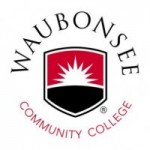 A school logo of Waubonsee Community College